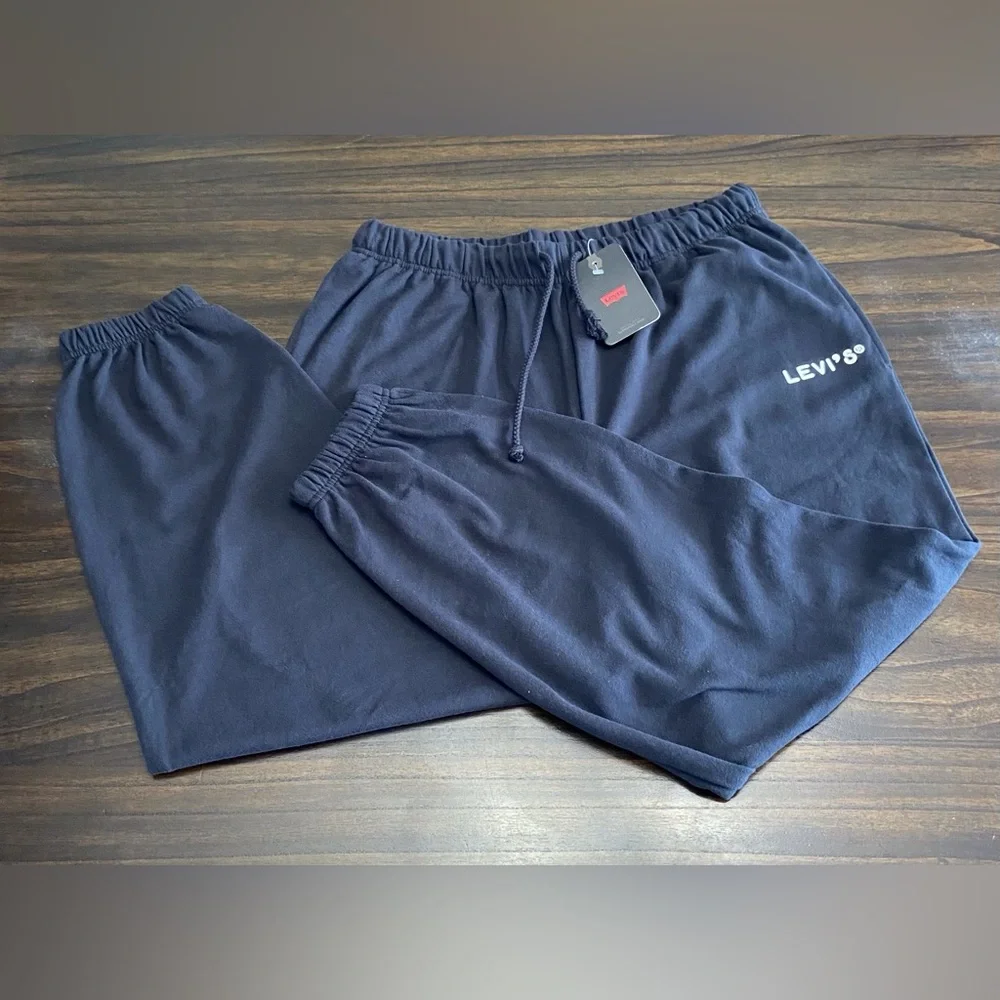 Levi’s NWT Black Fleece Jogger Sweatpants Men’s Plus Size 1X Drawstring